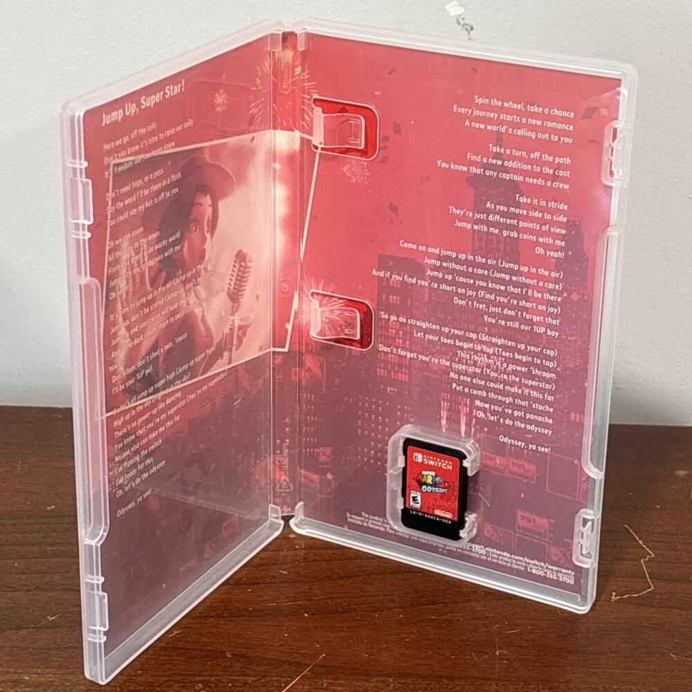 Super Mario Odyssey Video Game And Case - Nintendo Switch - Picture 6 of 6